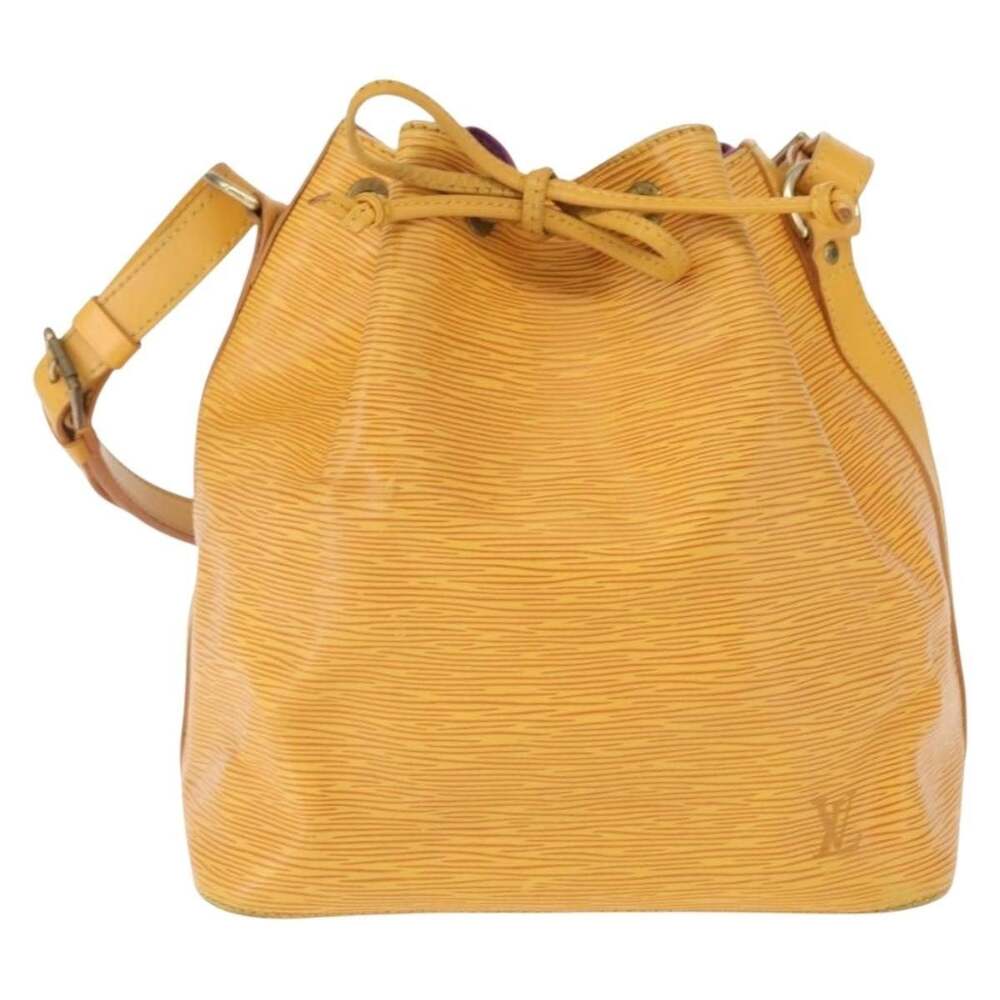 Louis Vuitton Epi Petit Noe Bucket Bag Yellow